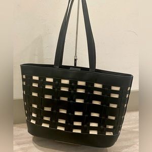 A New Day Large Tote, Back & Tan